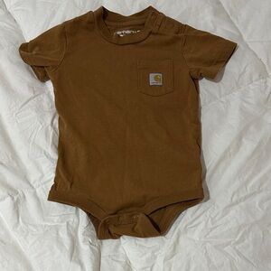 Carhartt Infant Brown Bodysuit